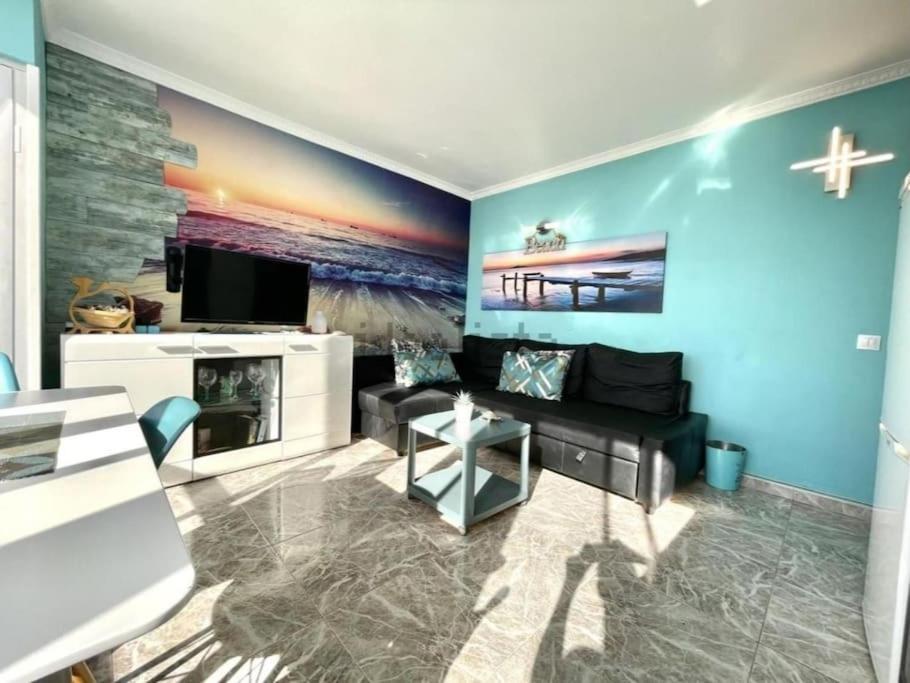 Traumhafte Wohnung Mit Panoramablick Und Pool Playa del Inglés Exteriér fotografie